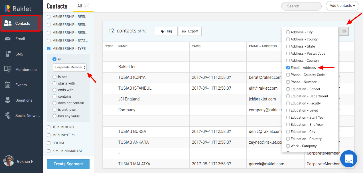 Our New Contacts Module