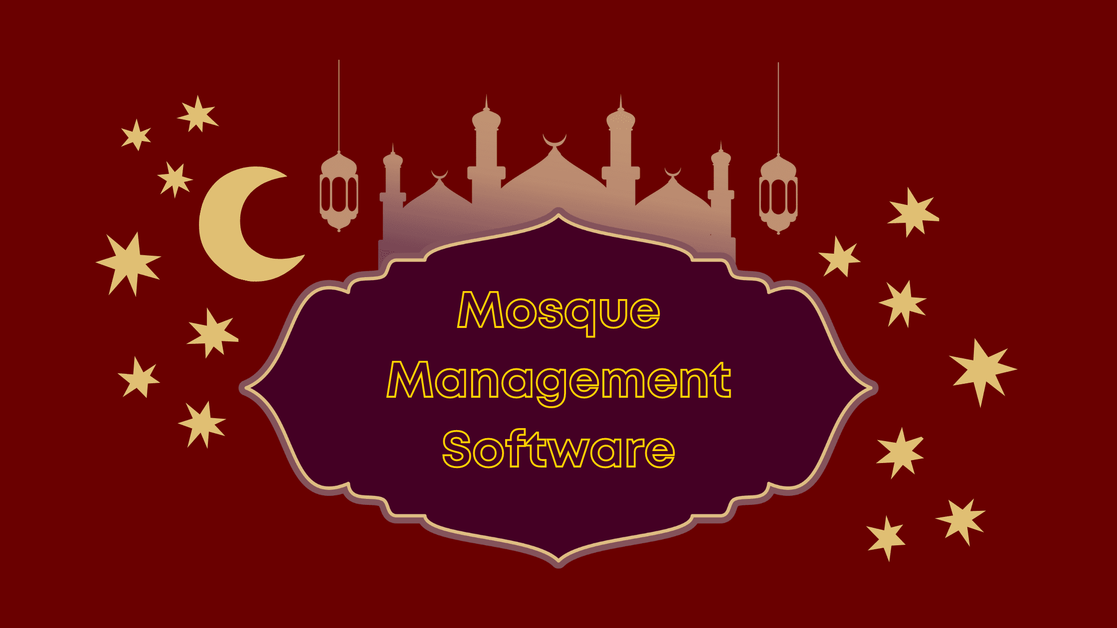 Mosque management software
