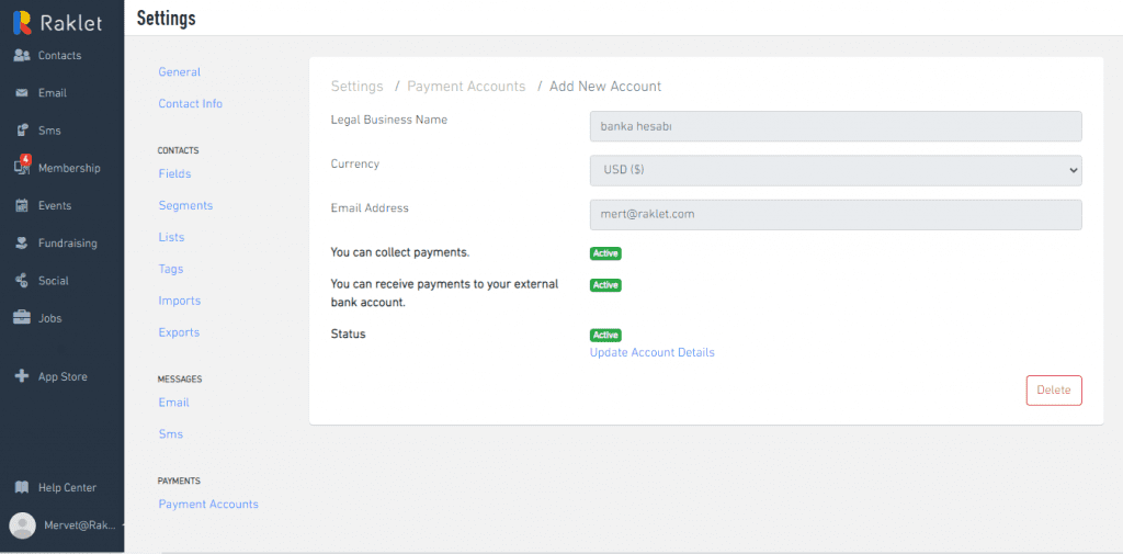 Access your own Stripe Dashboard with Raklet