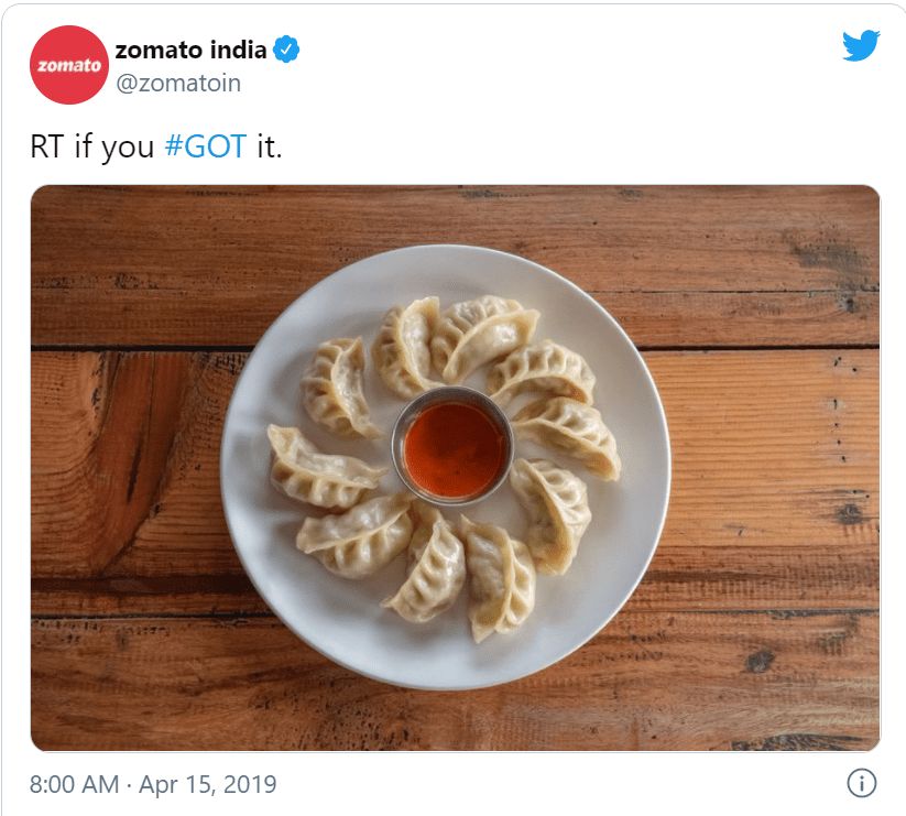 Zomato India uses sense of humor