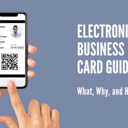 electronic business card guide
