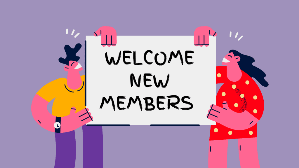 welcome new members