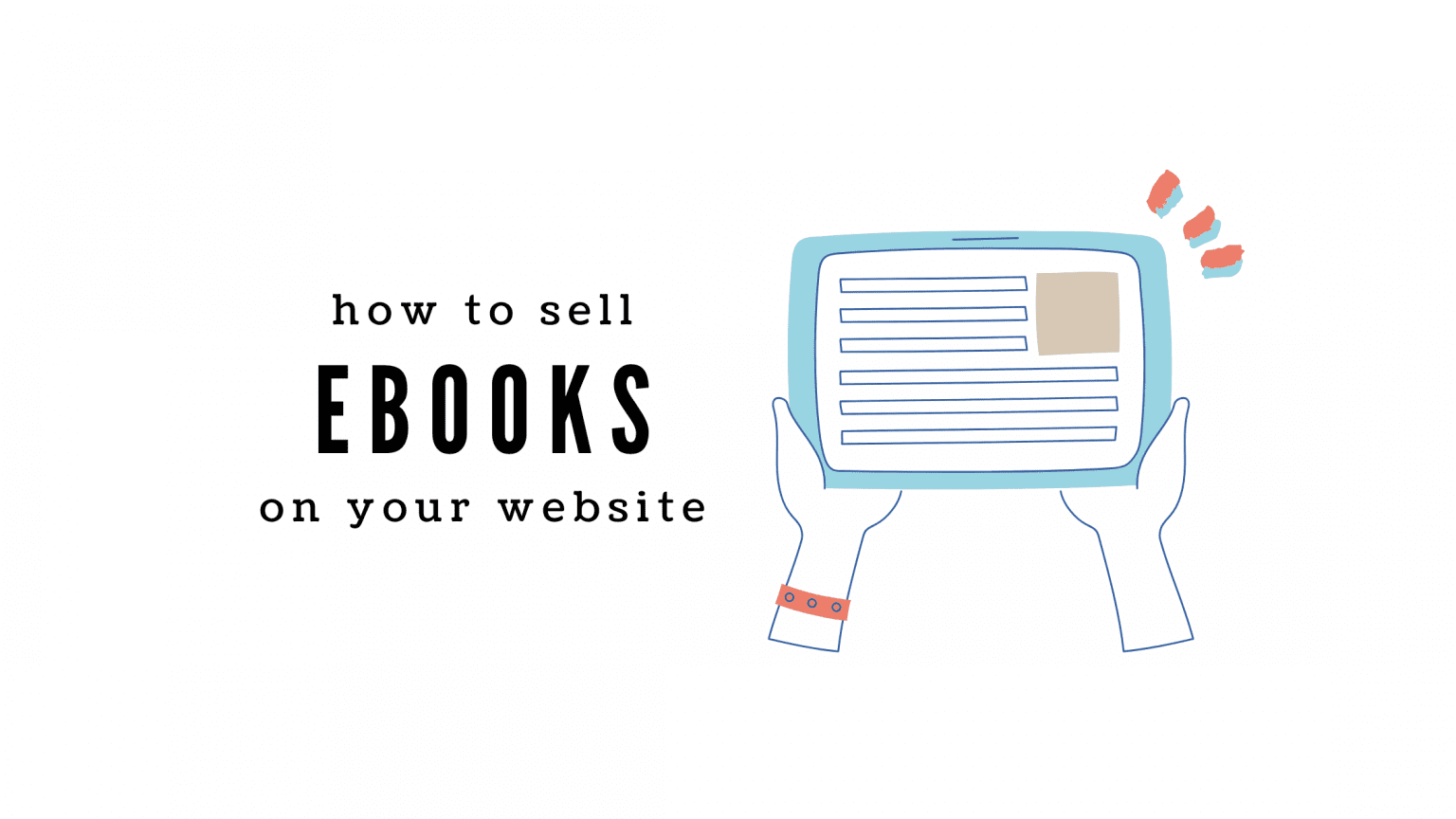 how to sell ebooks on your website