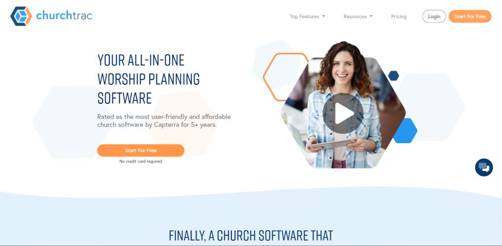 churchtrac main page