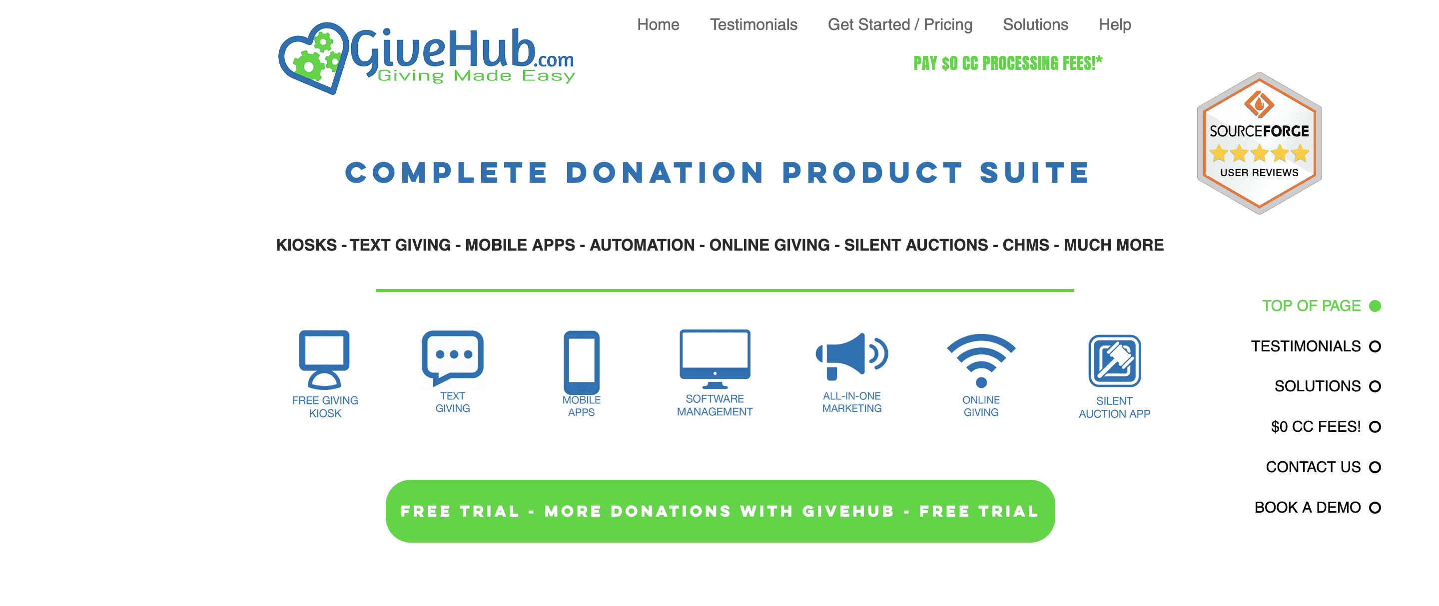 Learn more about <a href="/givehub-vs-raklet">GIVEHUB</a>