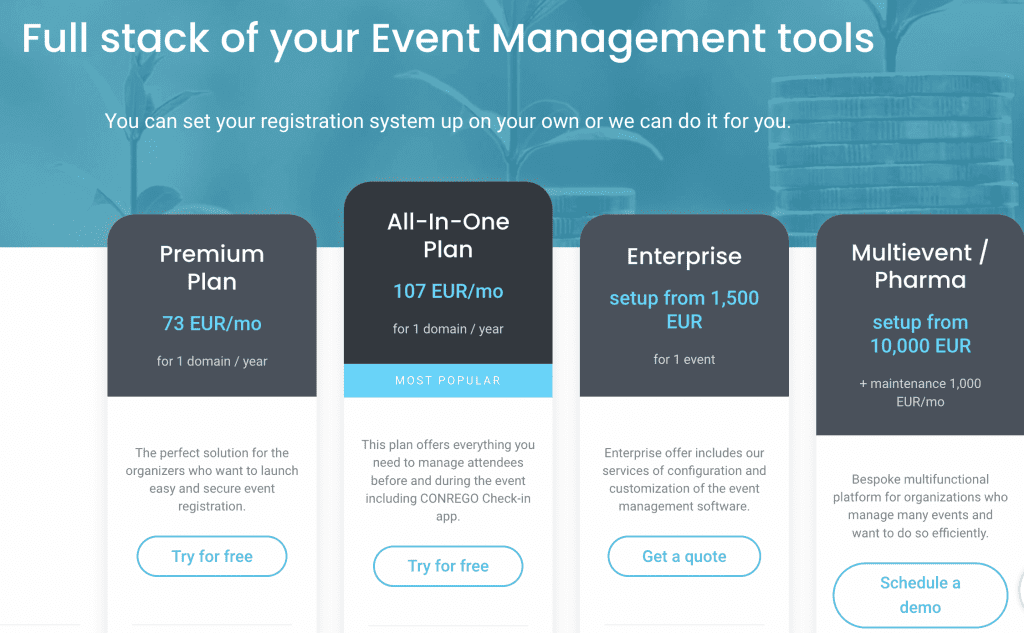 conrego pricing