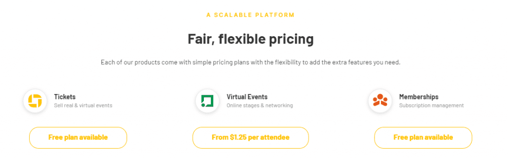 eventcube pricing