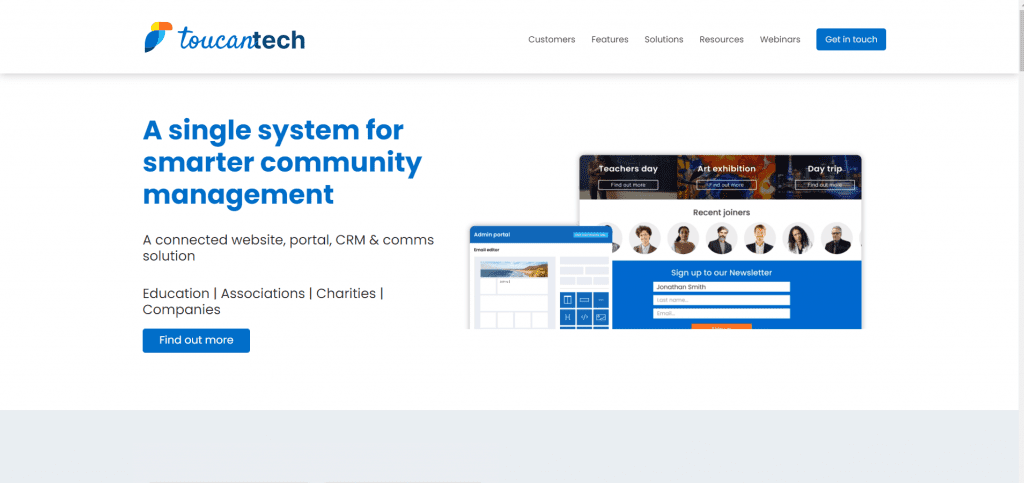 toucantech membership management software uk