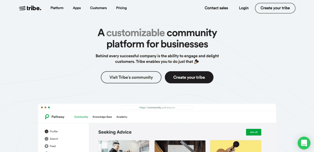 Tribe Private Community Software