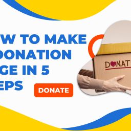 how to make donation page