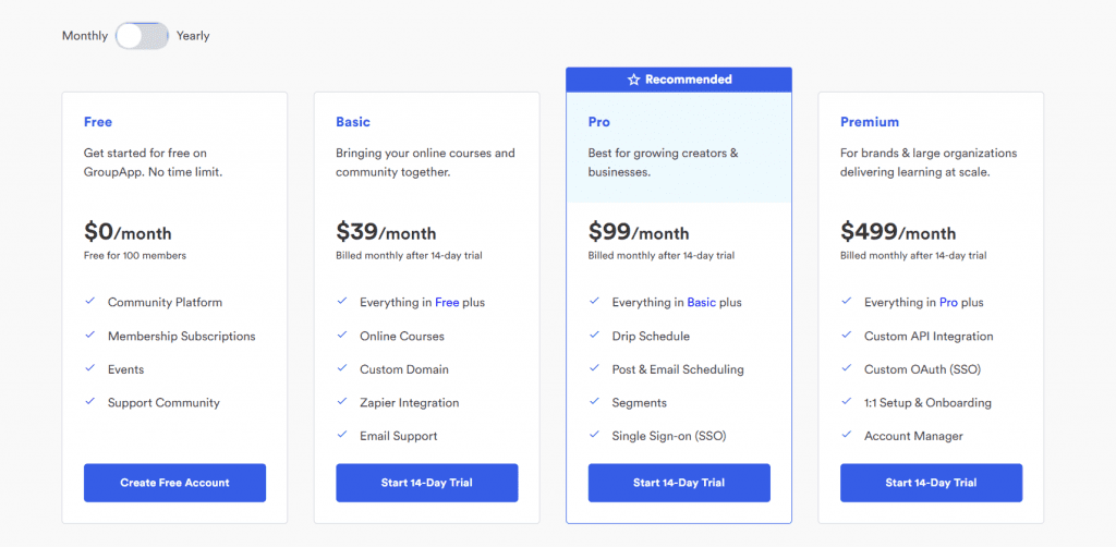 groupapp pricing