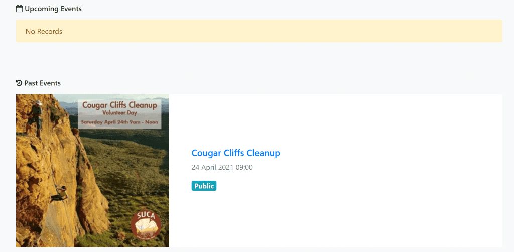 suca events page