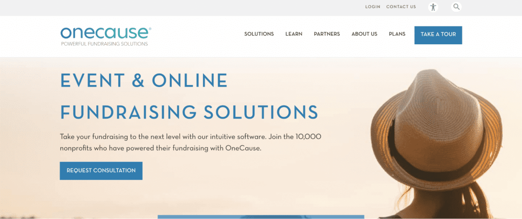 onecause online fundraising tools