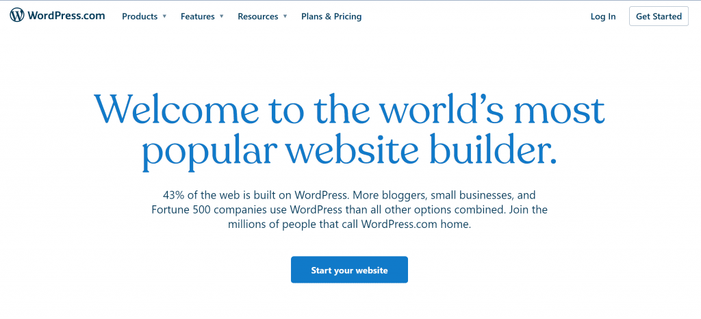wordpress main site