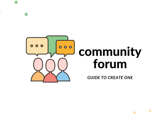 community forum guide