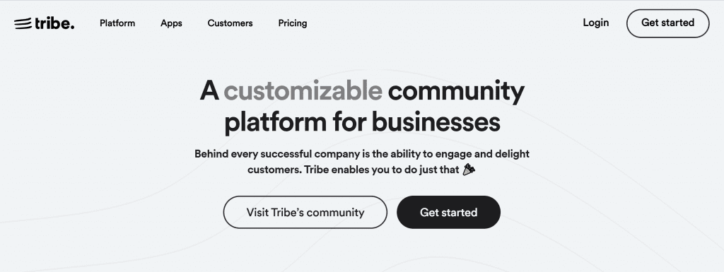tribe main page
