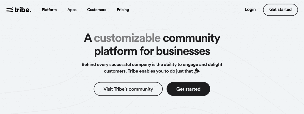 tribe main page