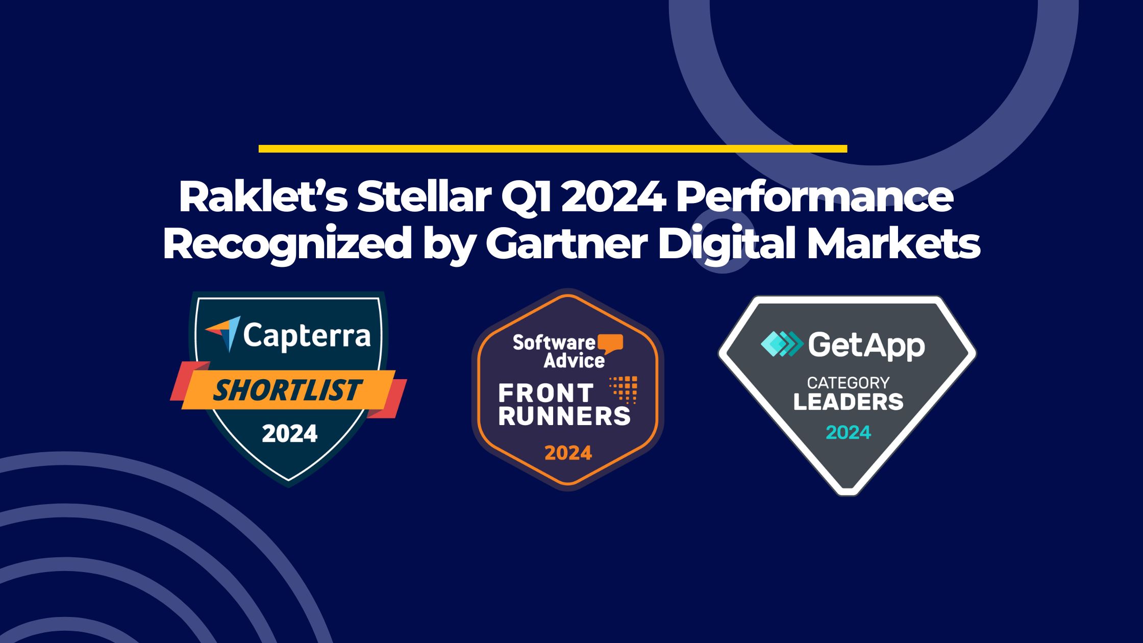 Raklet’s Stellar Q1 2024 Performance Recognized by Gartner Digital Markets