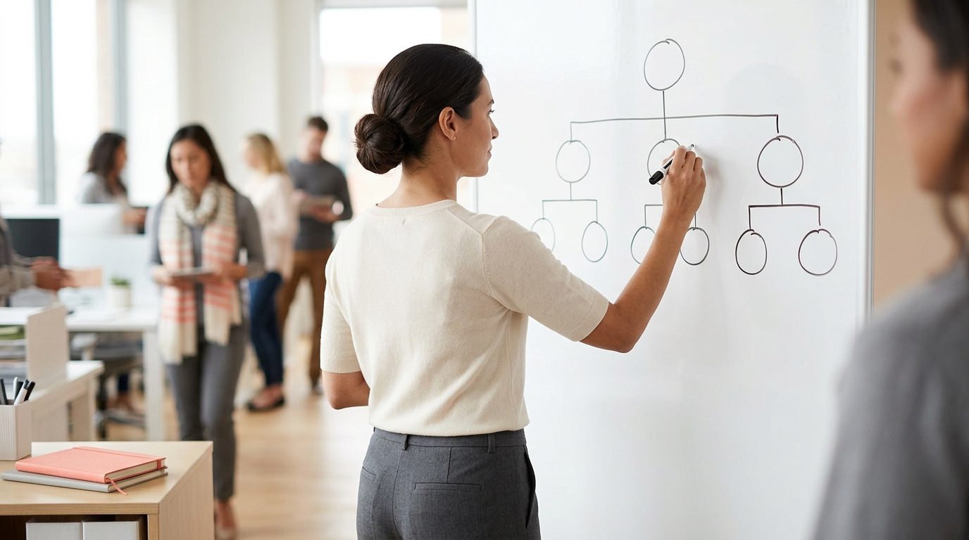 what is an association management company - professional drawing org chart