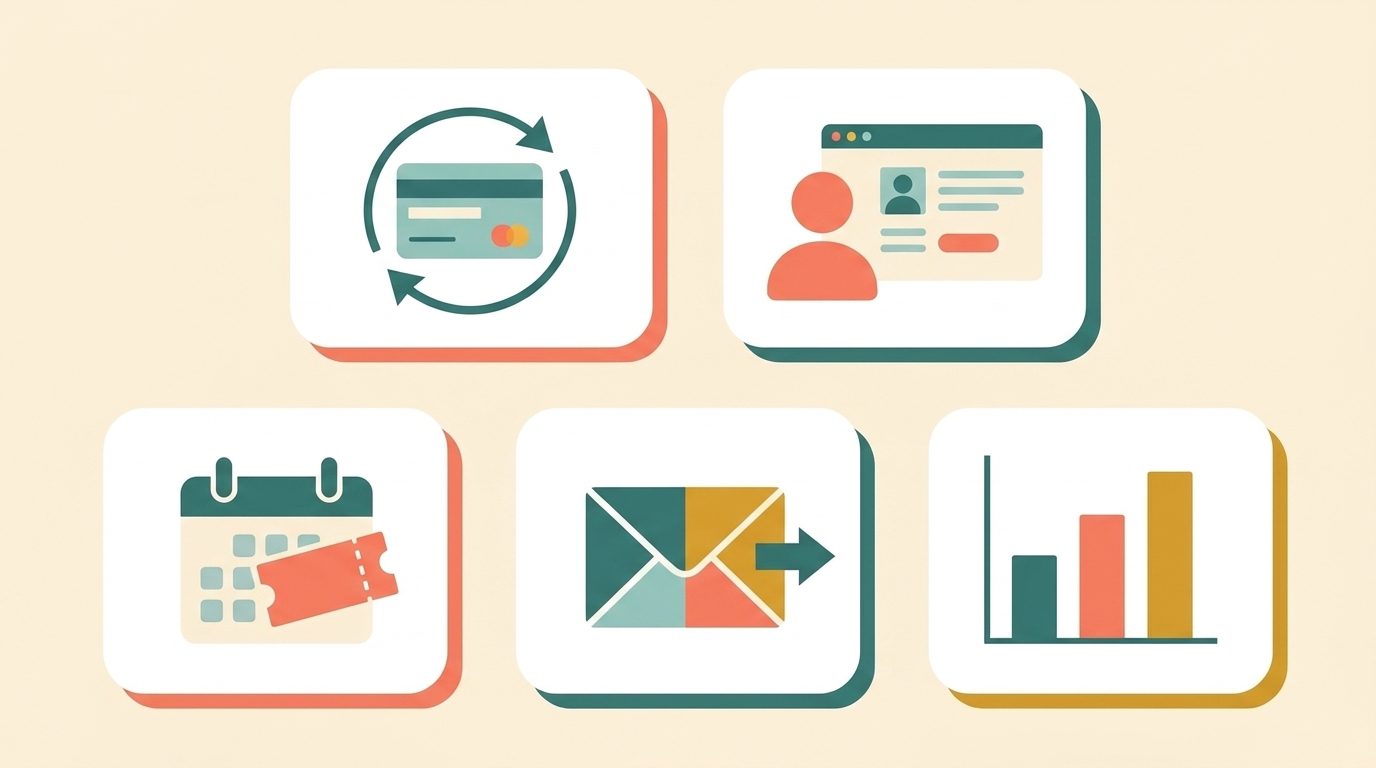 5 must-have features for nonprofit membership management software: dues, portal, events, email, reporting