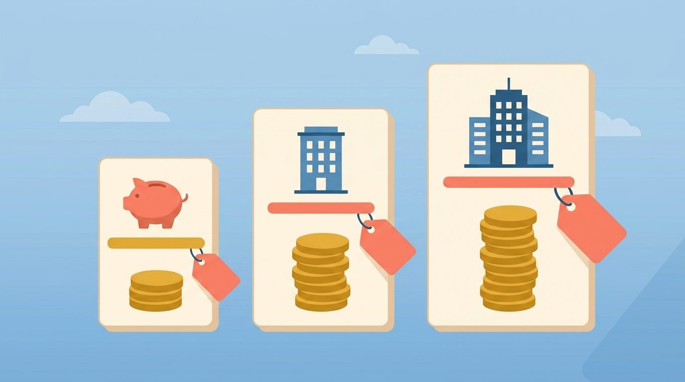 association management software pricing tiers comparison illustration