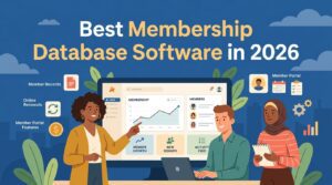 Best Membership Database Software in 2026 — illustrated hero