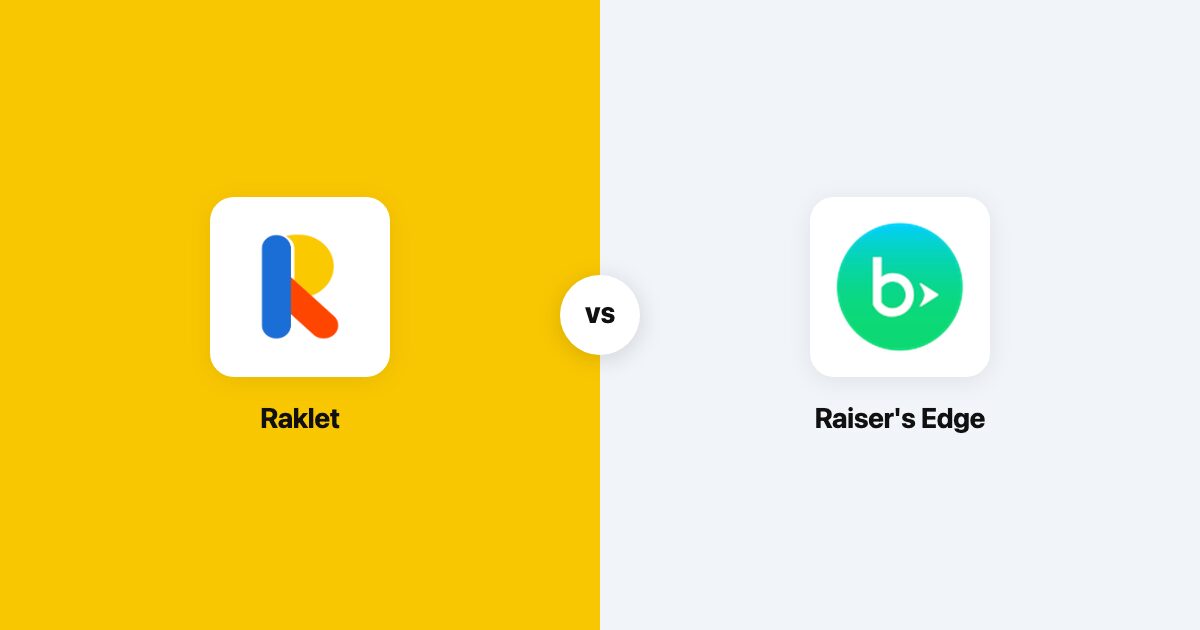 Raiser's Edge vs Raklet comparison
