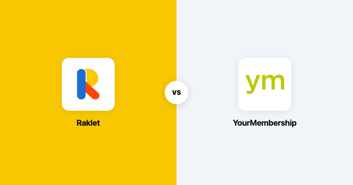 YourMembership vs Raklet comparison