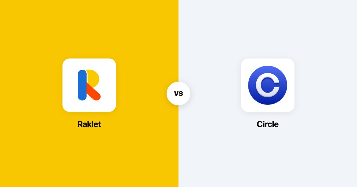 Circle vs Raklet comparison