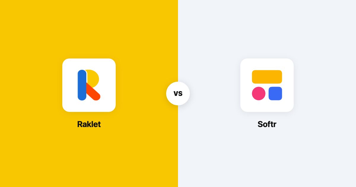 Softr vs Raklet comparison