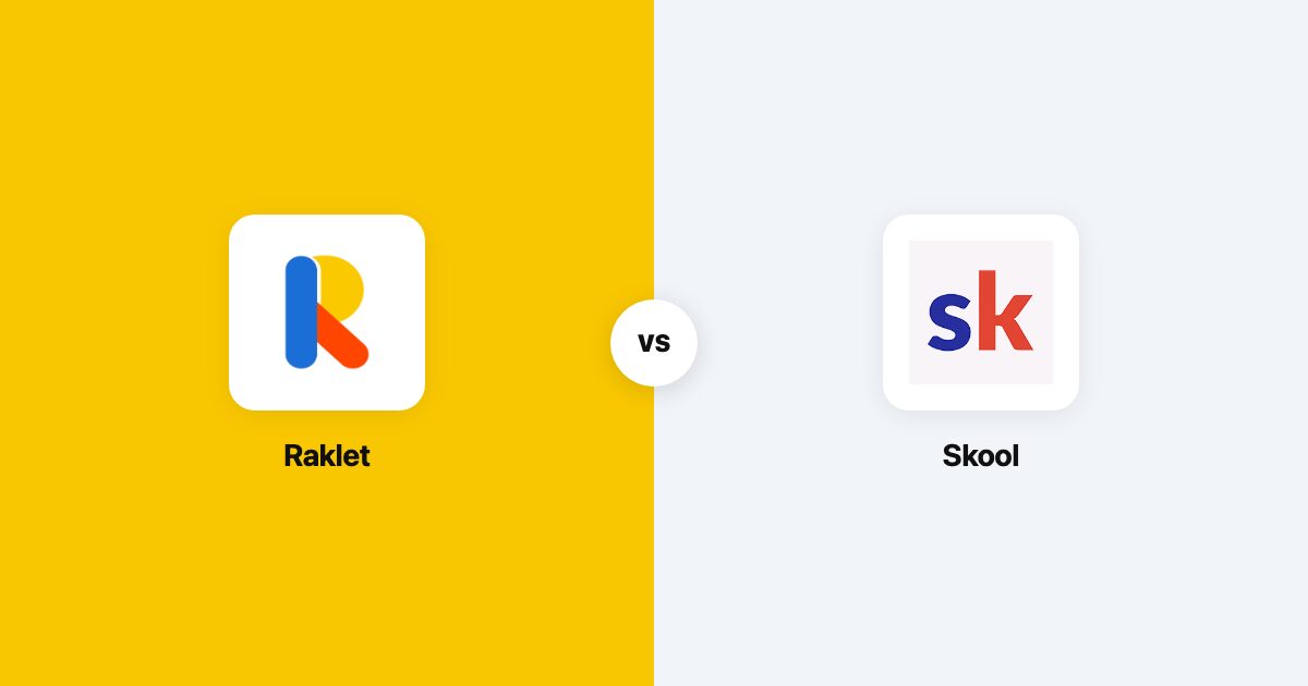 Skool vs Raklet: The Pick for Membership Orgs (2026)