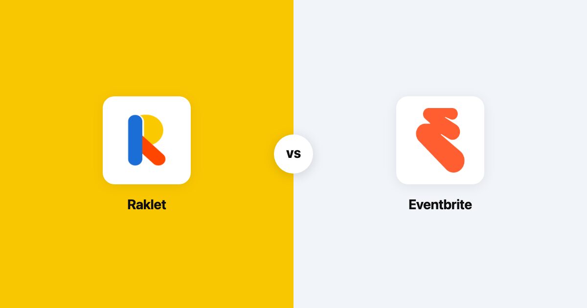 Eventbrite vs Raklet comparison