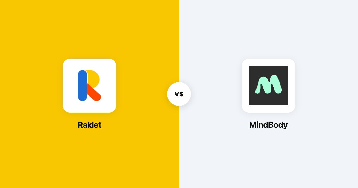 Mindbody vs Raklet comparison
