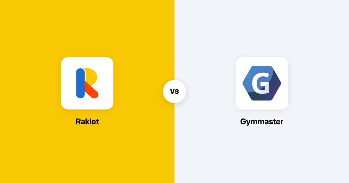 GymMaster vs Raklet comparison