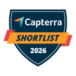 Capterra Shortlist 2026 badge