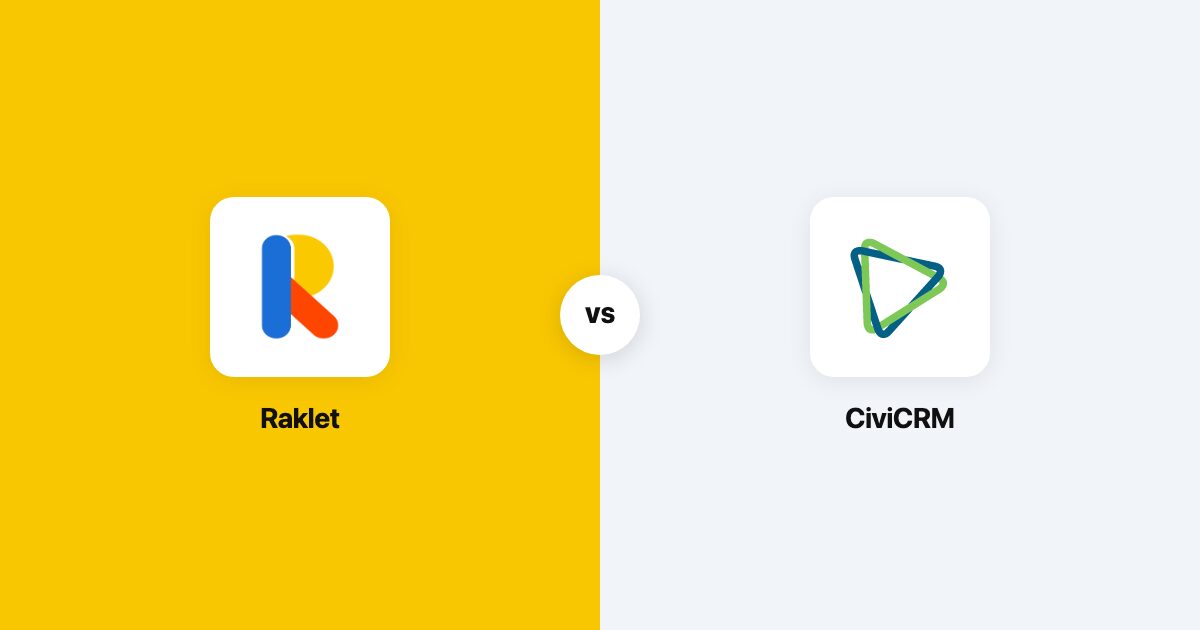 CiviCRM vs Raklet comparison